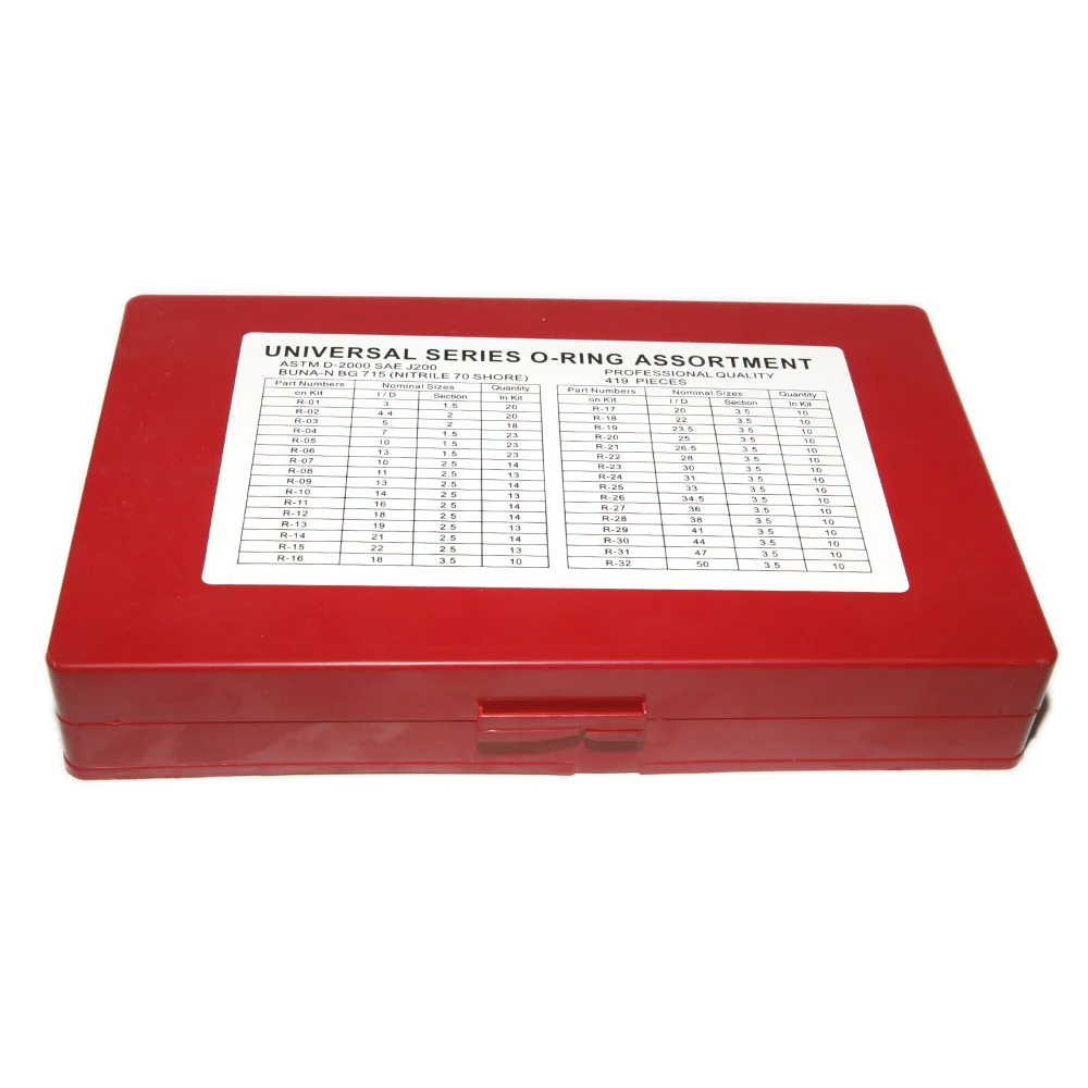 419 шт. универсальные резиновые уплотнительные кольца в ассортименте|set tools|tool toolkit