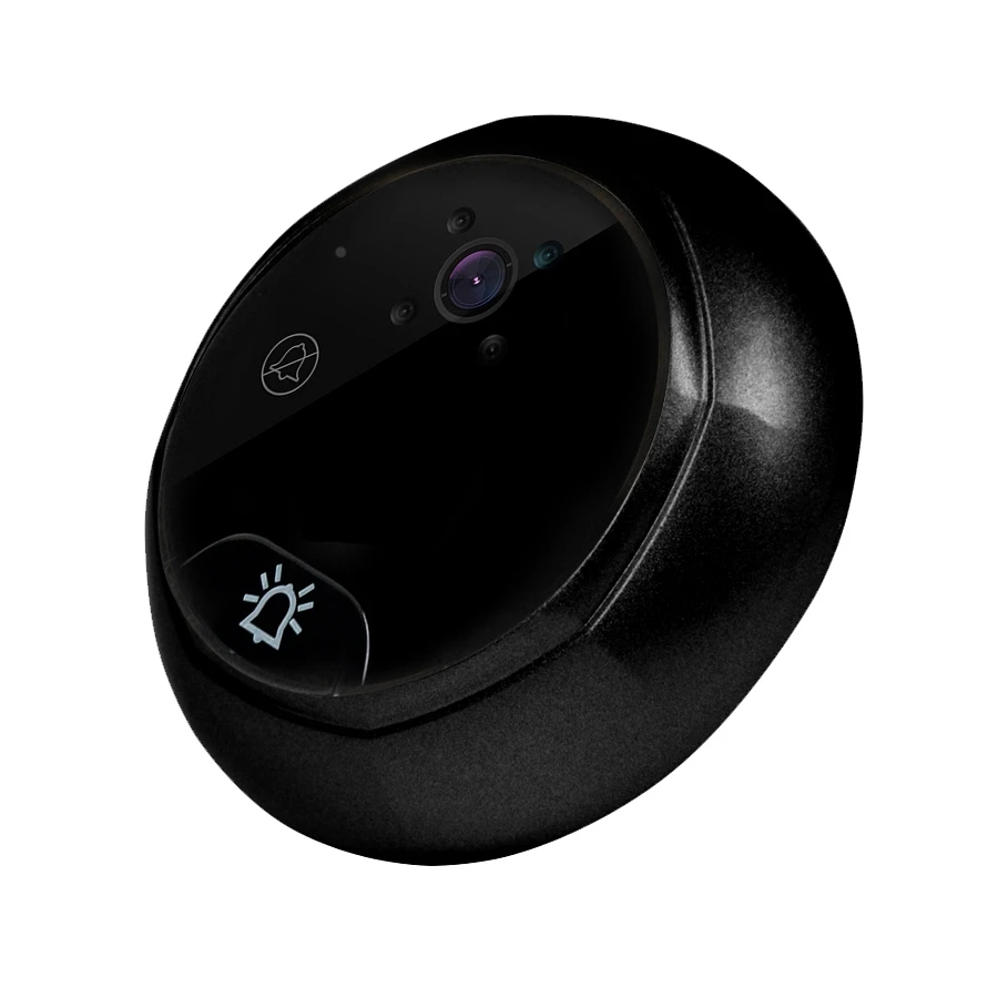 MOOL Danmini W5 2,4 дюймовый цифровой цветной экран для безопасности двери без беспокойства глазок 2 МП Поддержка Макс 32G TF карта