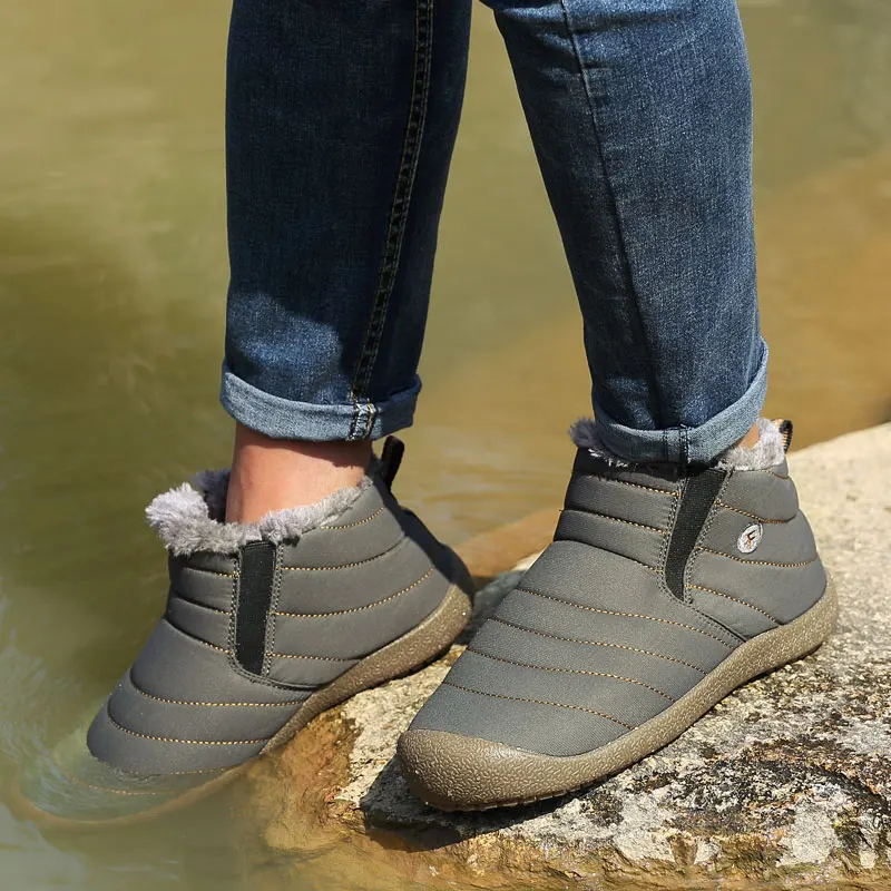 GRAM эпос мужские Водонепроницаемые зимние ботинки пара теплые боты Ботинки с