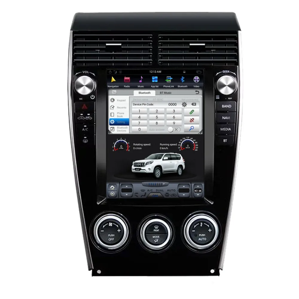 10,4 дюймов ips экран Android автомобильный gps-навигация, dvd-плеер для Mazda 6 2002- Tesl Стиль 2G+ 32G Зеркало Ссылка HD видео головное устройство
