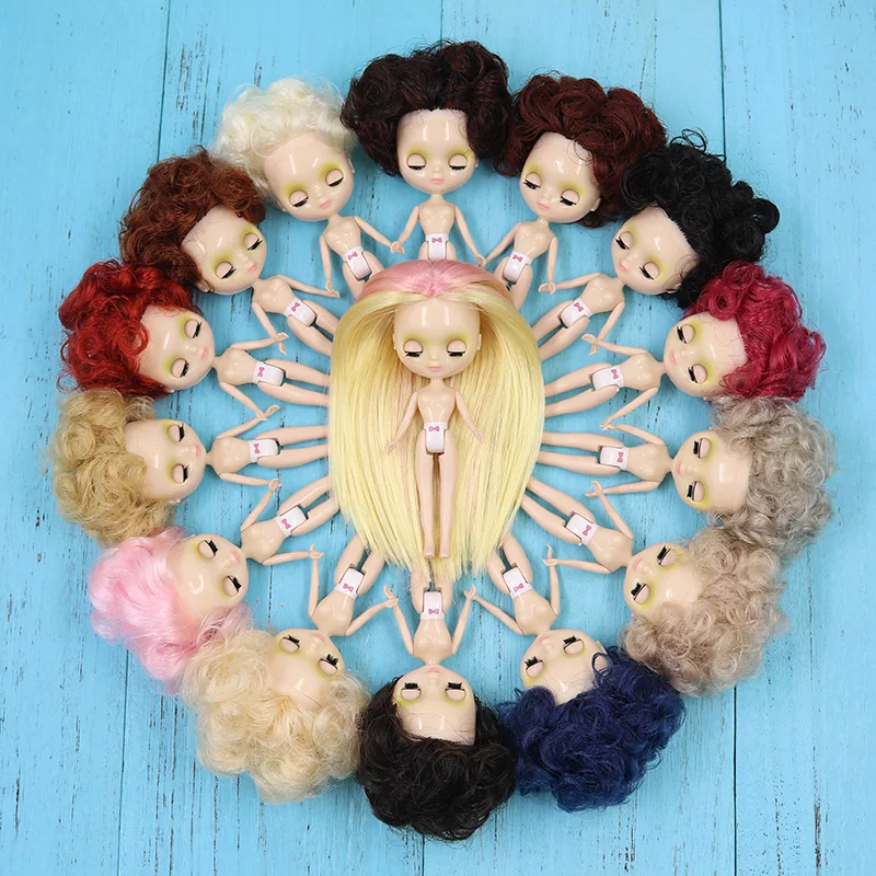 DBS bjd миниатюрная кукла blyth последняя Взрывная головка милая телесного цвета 11 см