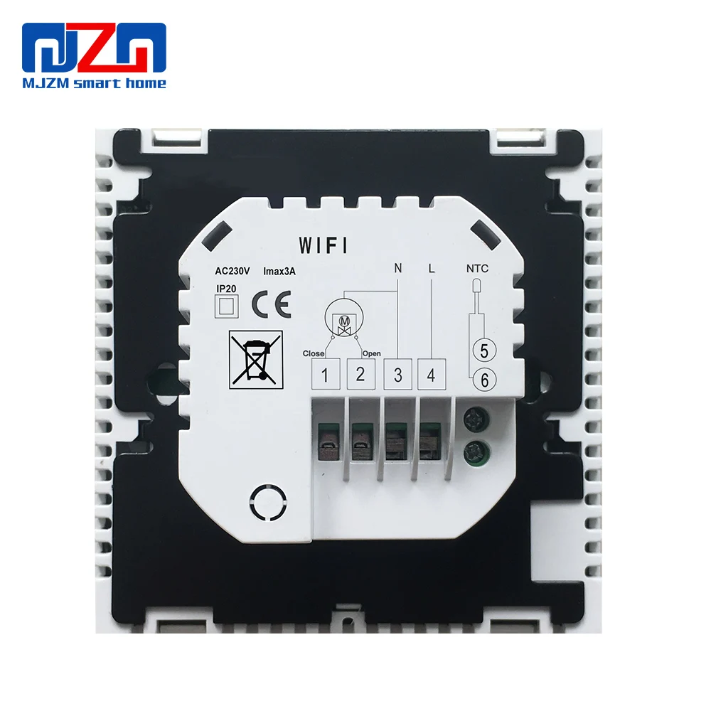 MJZM 3A03-2-WiFi Smart LCD Touch Screen Thermostat Week Programmable Underfloor Temperature Controller Water Heating | Инструменты