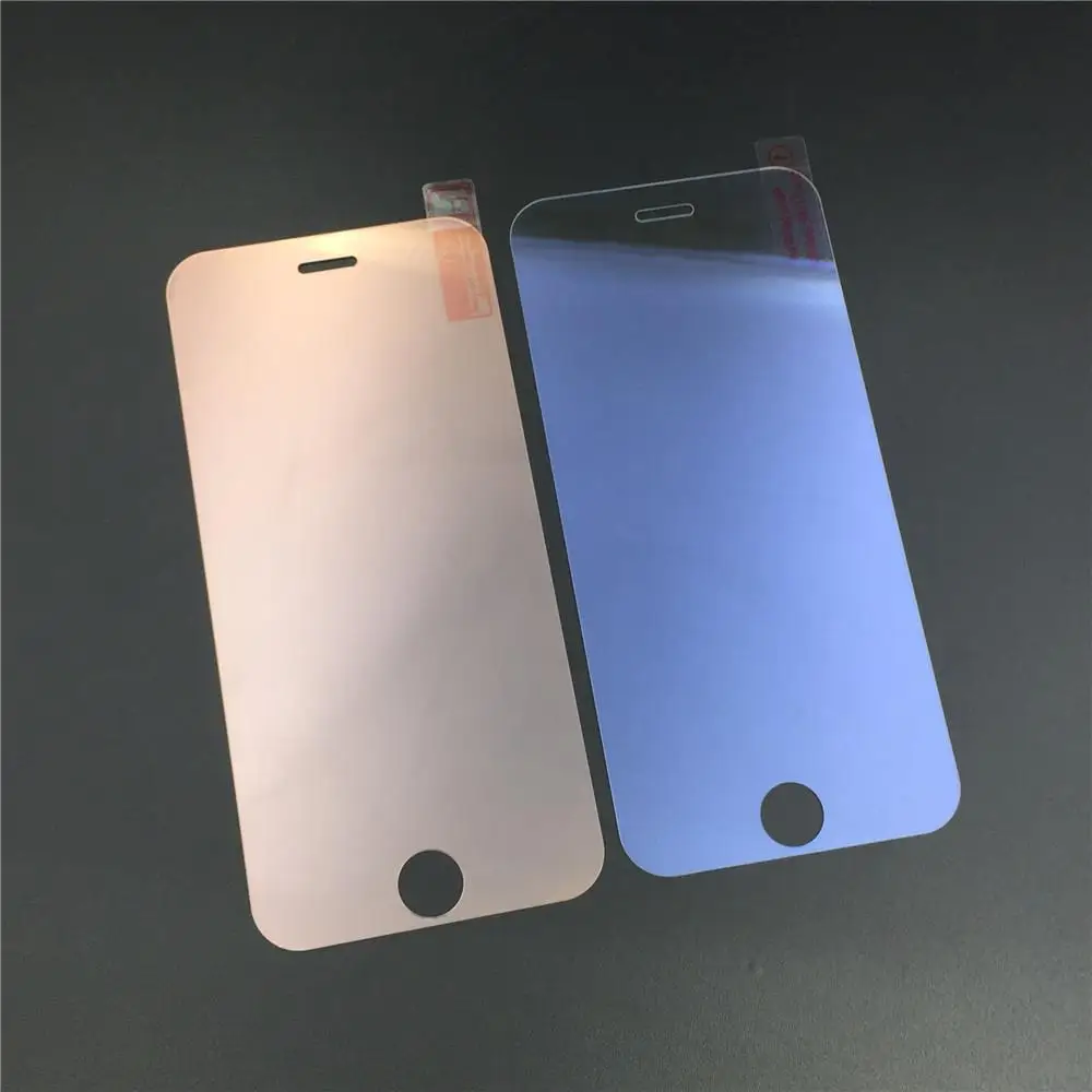 Зеркальная стеклянная пленка для Iphone 7 Plus 6 6s 5 5S защитная экрана закаленное стекло