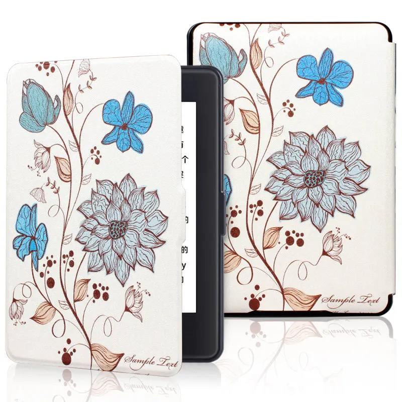 Exotic flower Чехол для Amazon Kindle Paperwhite 2 3 чехол с откидной крышкой для Paperwhite 1/2/3 из искусственной кожи чехол для планшета 6 дюймов Чехол для электронной книги - Цвет: Exotic flower