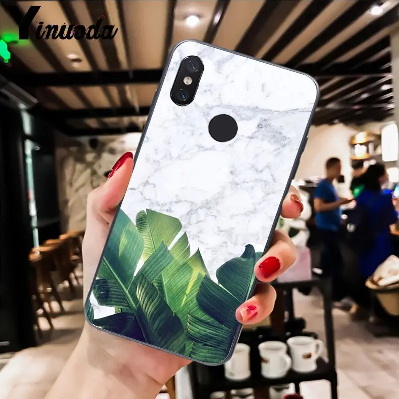 Чехол для телефона Yinuoda с рисунком листьев пальмы Xiaomi Redm4X 6A 5A 7A Redmi5 5Plus Note8 8Pro 7 mi A1