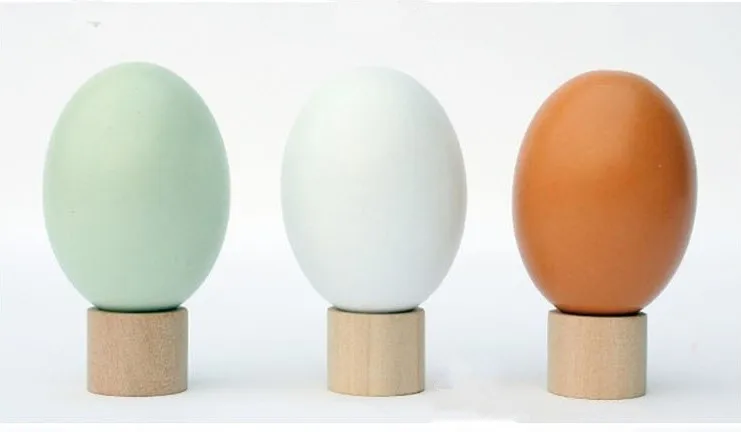 1 шт. имитация птицы деревянные искусственные яйца утиные куриные гусиные