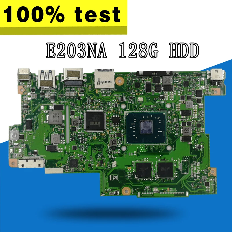 С 4G RAM + 128G HDD E203NA материнская плата для For Asus E203N Notebook notebook плата|Материнские платы| |