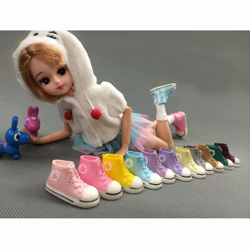 10 пара/лот 1/6 модная спортивная обувь для кукол Blyth Pullip аксессуары Azone|shoes for blythe|shoes