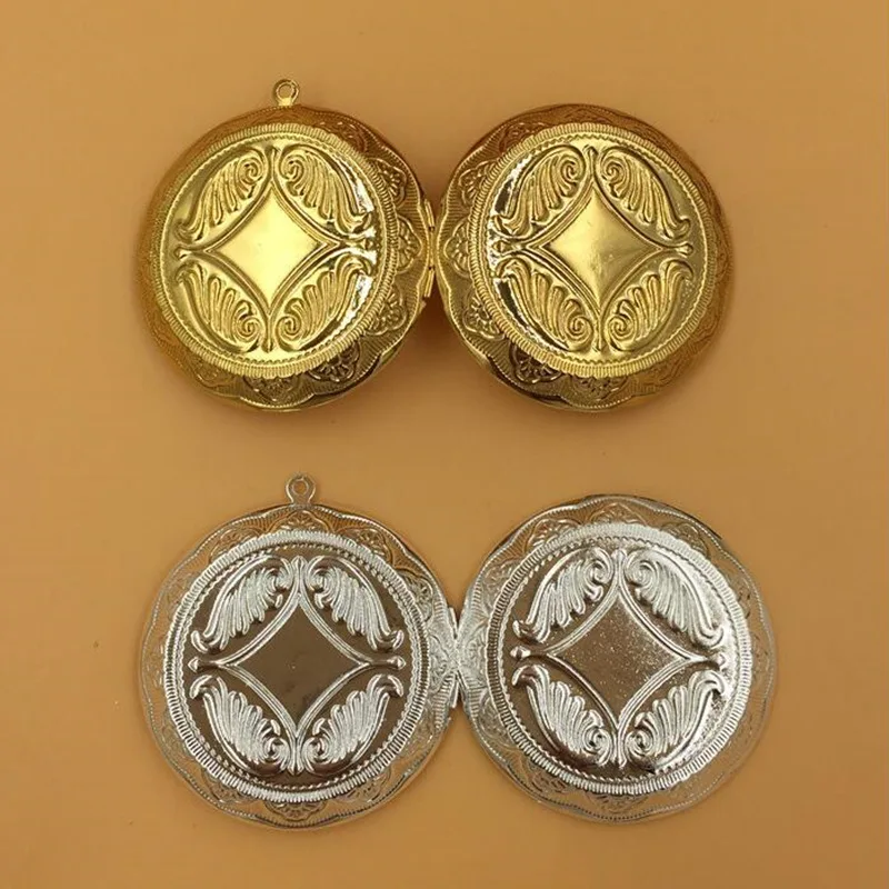 4 шт./лот 45x10 мм цвет серебро/золото латунь фотобокс рамка ожерелья браслет