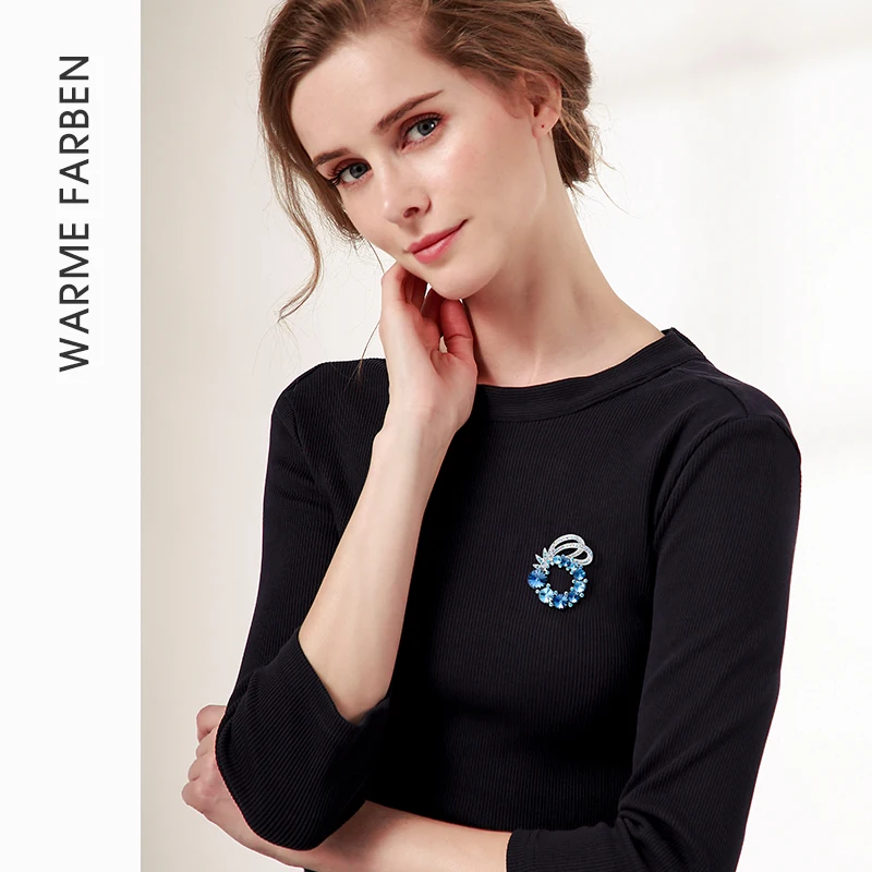 Украшенный кристаллами Swarovski Роскошный Блестящий горный хрусталь