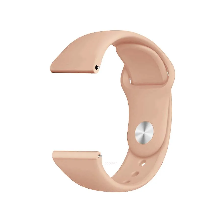 Powder Ремешок для часов amazfit bip ремешки для часов 22 мм 20 мм Galaxy Watch 46 мм 42 мм samsung gear sport s2 s3 Frontier классический ремешок для часов - Цвет ремешка: Powder