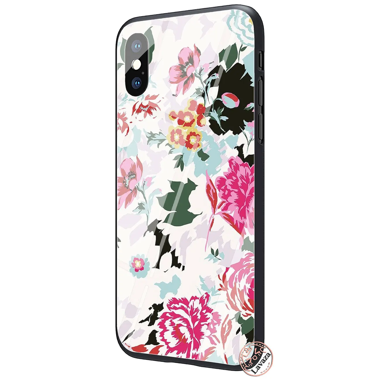 Чехол для телефона из закаленного стекла Lavaza Peony Sunflowe Rose Daisy Pink Flower для Apple iPhone XR XS Max X 8 7 6 6S Plus 5 5S SE - Цвет: TG6