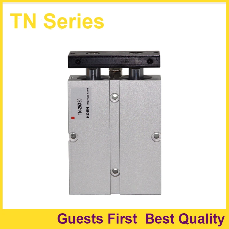 TN10-10 TN10-20 TN10-30 TN10-40 TN10-50 TN10-60 Double Action Pneumatic Cylinder For Filling Machine Parts Dual Rod Cylinders |