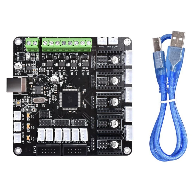 Kfb3.0 3D плата управления для Ramps 1 4/Mega 2560/A4988/Drv8825/Tmc2100 Драйвер шагового двигателя