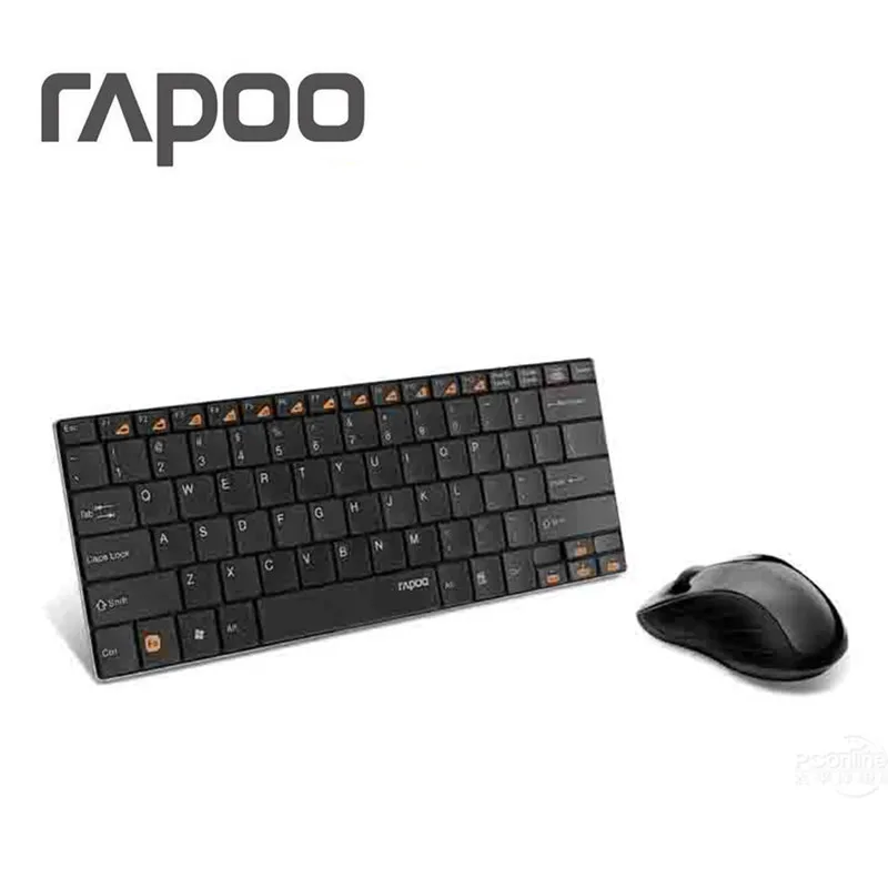 Новая многофункциональная Бесшумная беспроводная клавиатура Rapoo Combos Bluetooth 3 0/4 0 RF