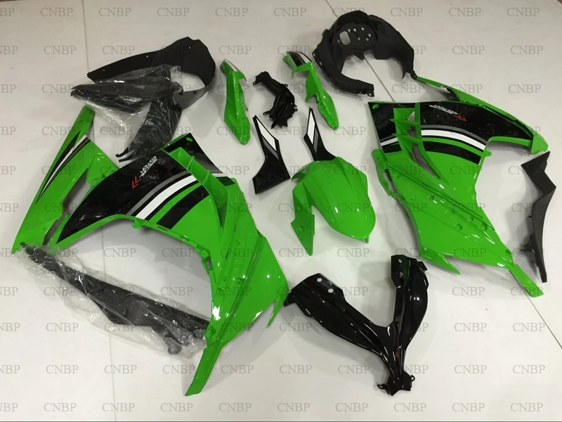 Для Kawasaki Zx300r 13 14 полный набор тела EX300 2013 2015 Зеленый Черный Боди для наборы