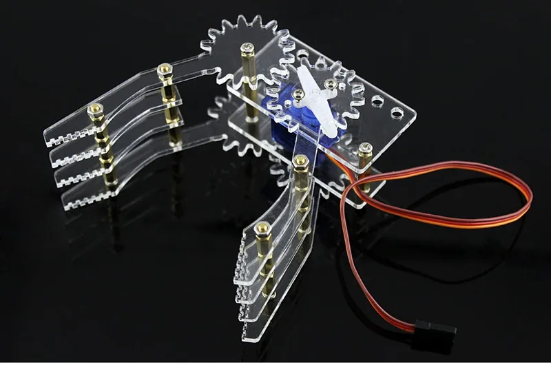 Robot Arm Clamp Claw 4 DOF акриловый сервопривод 9G для Arduino 3D вращающаяся машина автомобиля