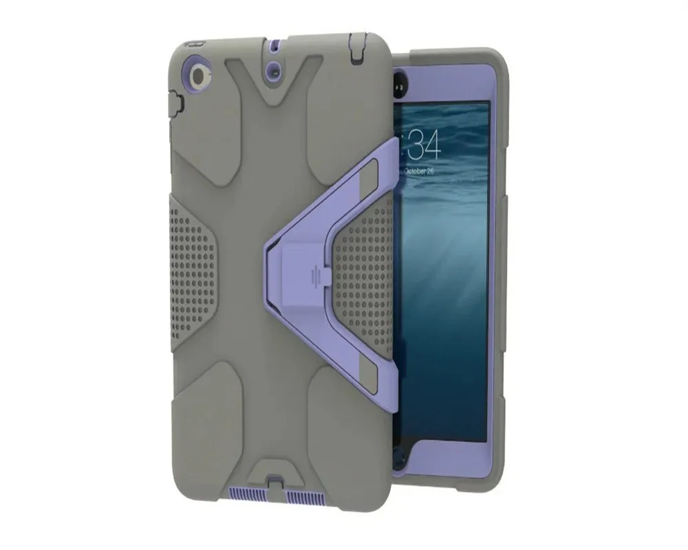 10 шт./новый модный силиконовый чехол для iPad Mini 1/2/3 роскошный ударопрочный 360