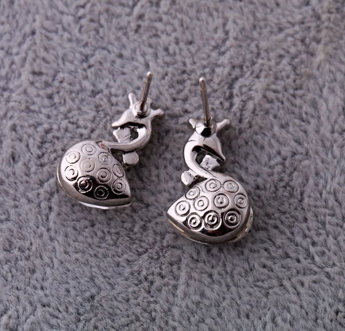 SJ0357 Idg Женской моды платье Gemstone Стад Серьги и серьги с бриллиантами подвески Г Жа