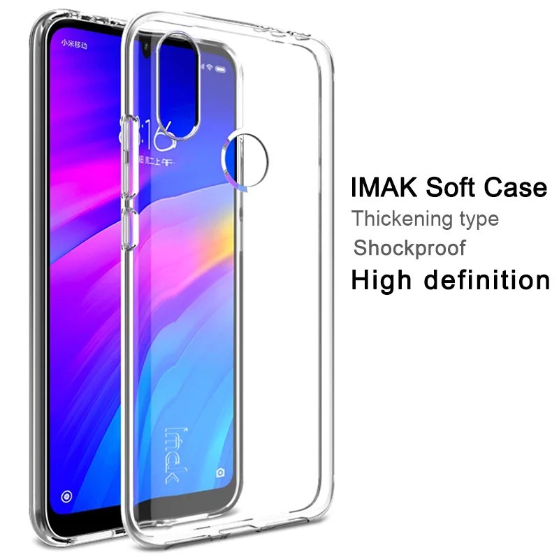 Imak Прозрачный мягкий кремний чехол для Xiao mi Red 7A 7 противоударный K20 Pro Xio 9 t Coque |