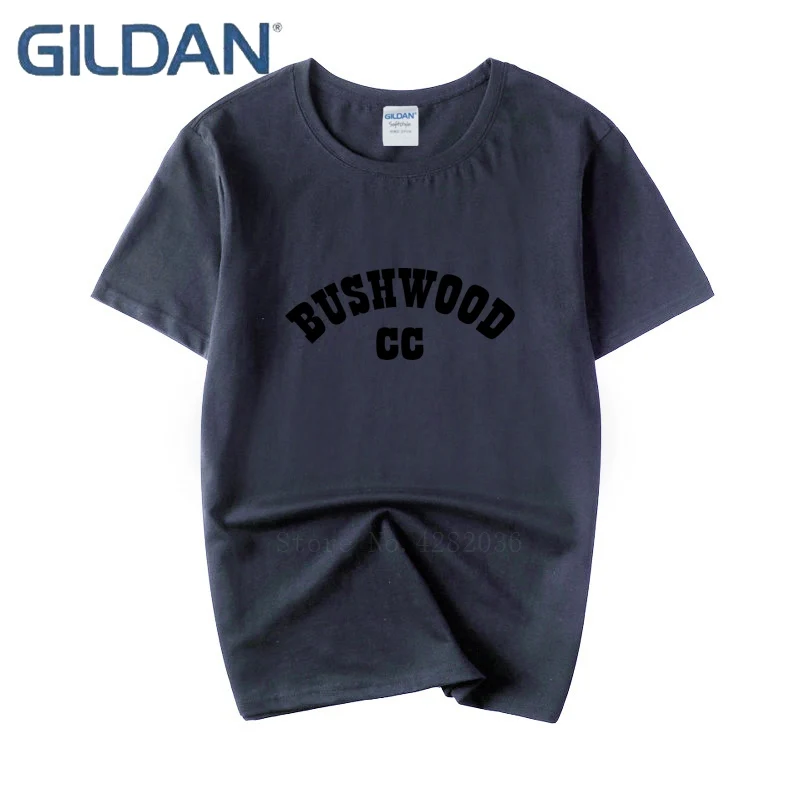 Bushwood Country Club животного мужские черные футболки без пряжки футболка с коротким