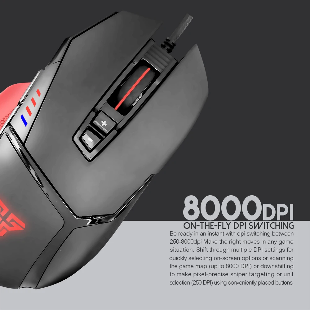 FANTECH X11 игровая профессиональная мышь RGB четыре файла 250 8000 точек/дюйм