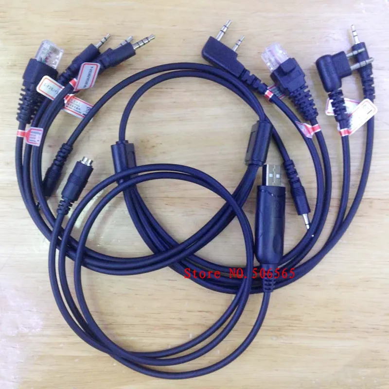 Многофункциональный usb кабель 8 в 1 honghuismart для kenwood baofeng hyt motorola yaesu icom walkie talkie car