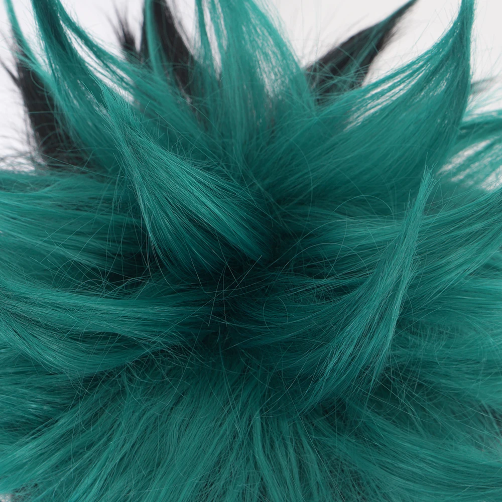 Anime My Hero Academia Cosplay Wig Izuku Midoriya Wig Boku No Hero Academia/Academy Cosplay Hair Izuku Midoriya Deku Wig Hairnet
