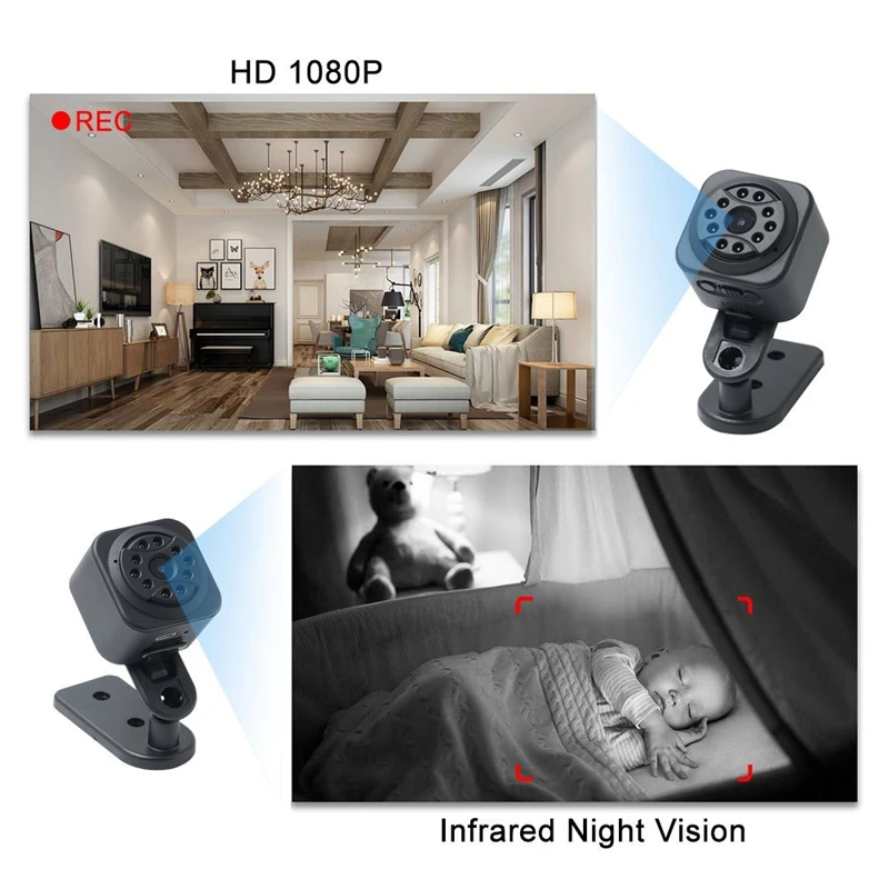 1080P HD Новый 2018 беспроводной wi fi IP мини камера ночное видение с обнаружения
