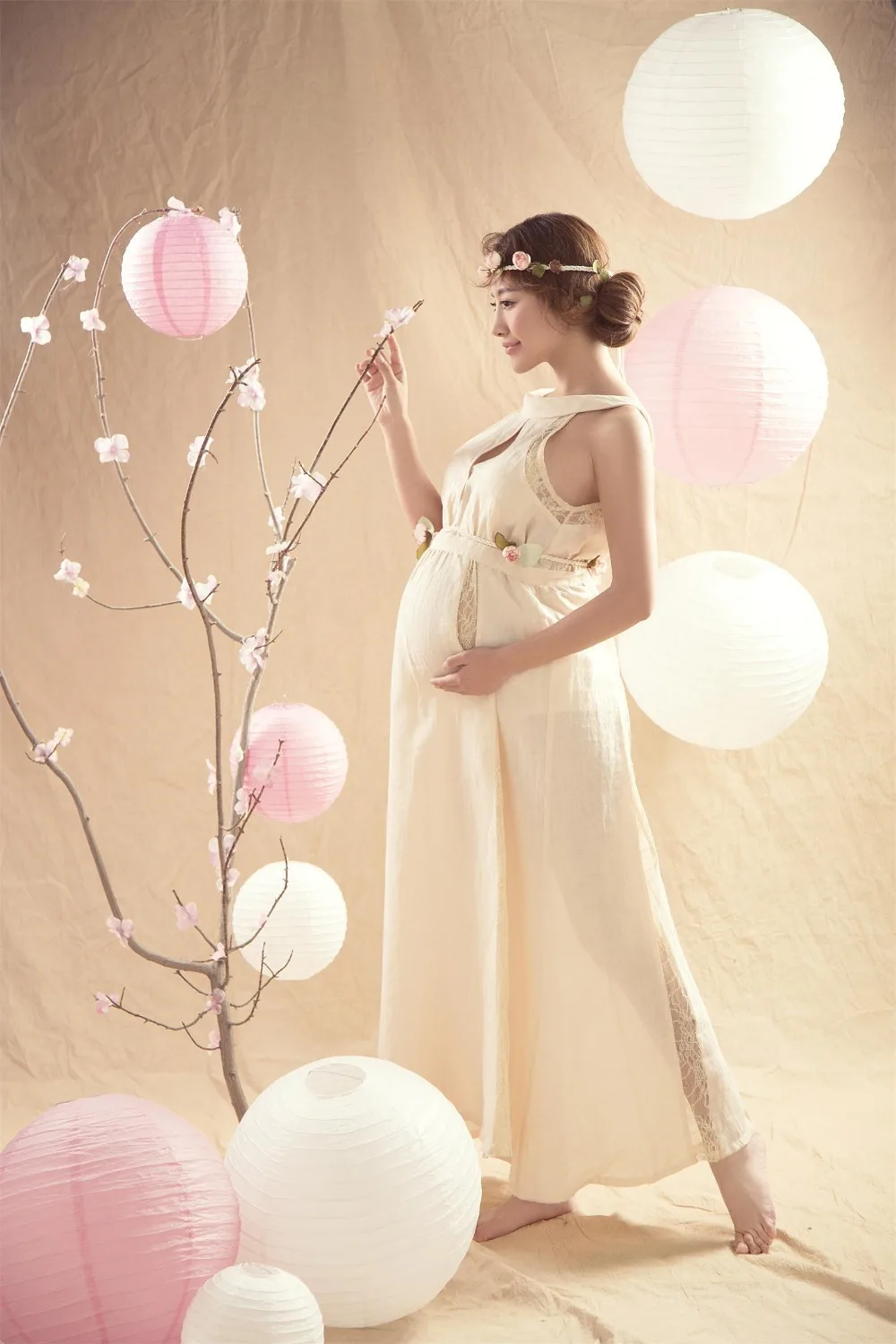 Платье для беременных платье фотосъемки с пеньковой юбкой новинка 2017 | Женская