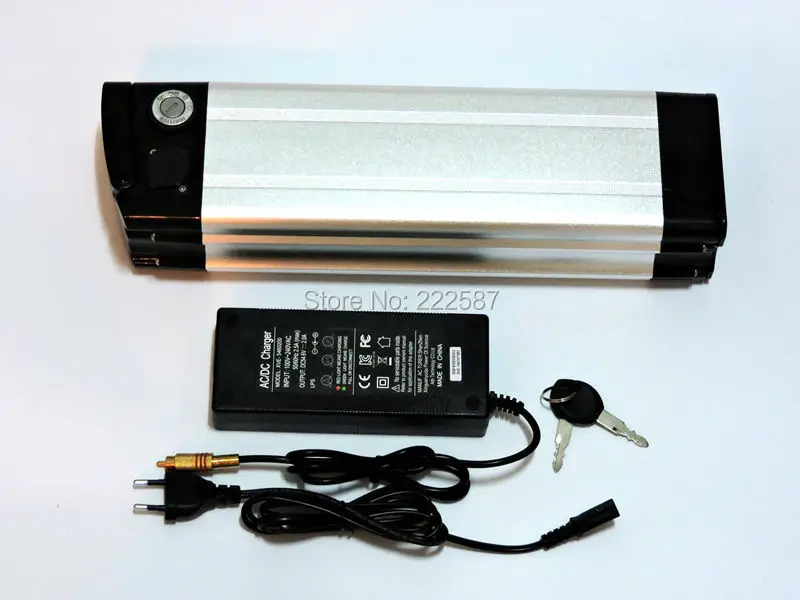 36V 21AH Ebike Silver fish top or bottom discharge electric bike 36V 20.3ah lithium battery for Samsung Panasonic cell