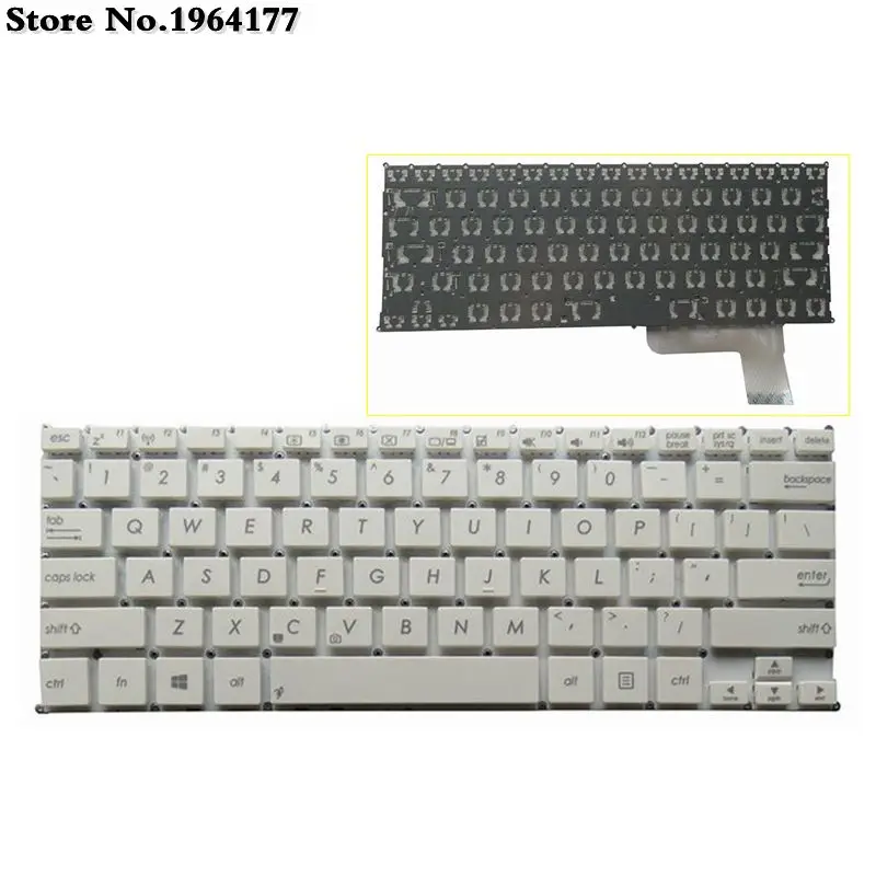 Новая английская клавиатура для ноутбука ASUS X201 X201E S200 S200E x202e Q200 Q200E US|Клавиатуры