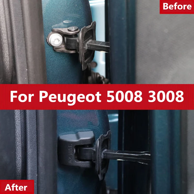 Для Peugeot 5008 3008 2017 2018 2019 крышка стоп двери автомобиля защитная рычага проверки