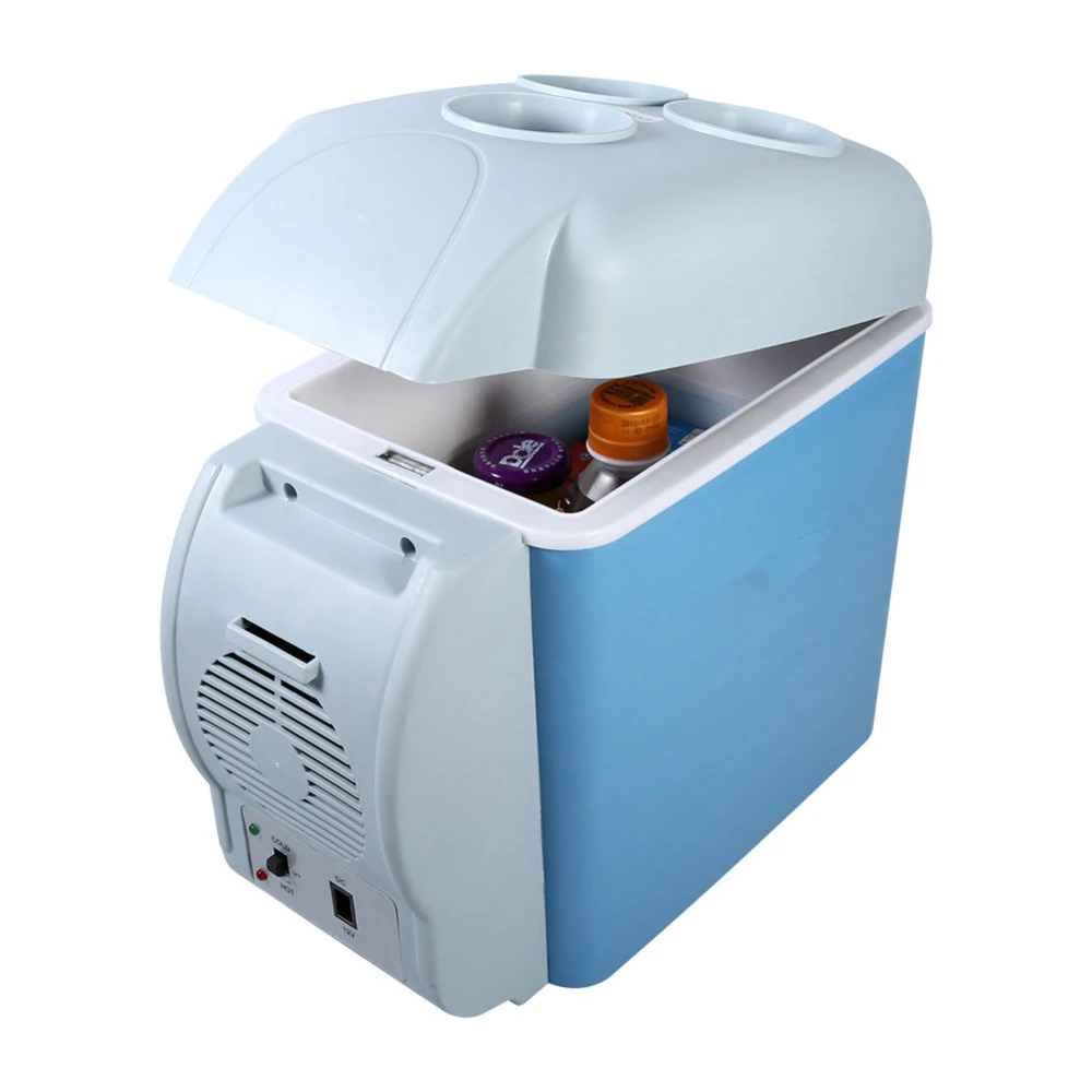 Портативный 7.5л мини холодильник для автомобиля морозильная камера охладитель