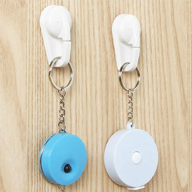 

2Pcs/lot Strong Adhesive Hook Wall Door Sticky Hanger Holder Creative Safety Sticky Hook Kitchen Bathroom Hooks Home Products