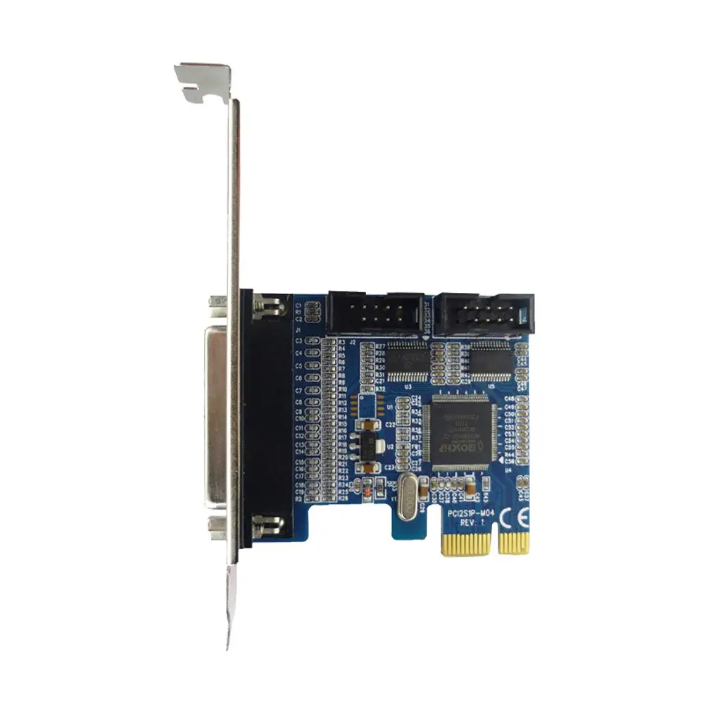 PCI e для последовательной Платы Express к DB25 DB9 COM конвертерной карте PCIE адаптеру