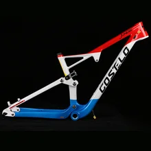 Costelo 29er полная подвесная карбоновая рама углеродная MTB рама 29er углеродная рама для горного велосипеда 142*12 мм через ось 165*38 мм для путешествий