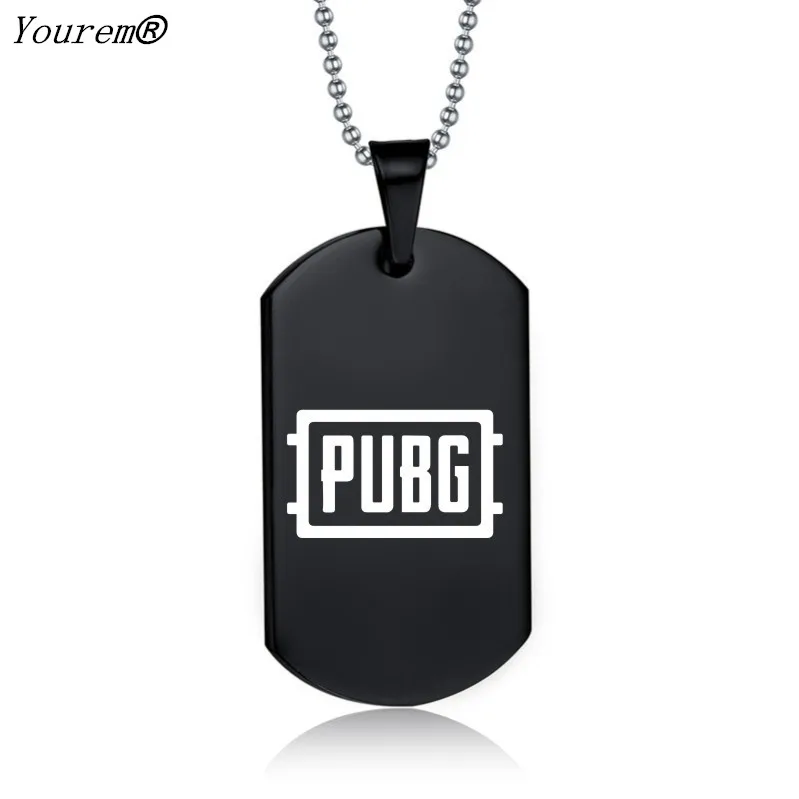 YOUREM модные игры боя ожерелья для женщин мужчин нержавеющая сталь pubg ожерелье