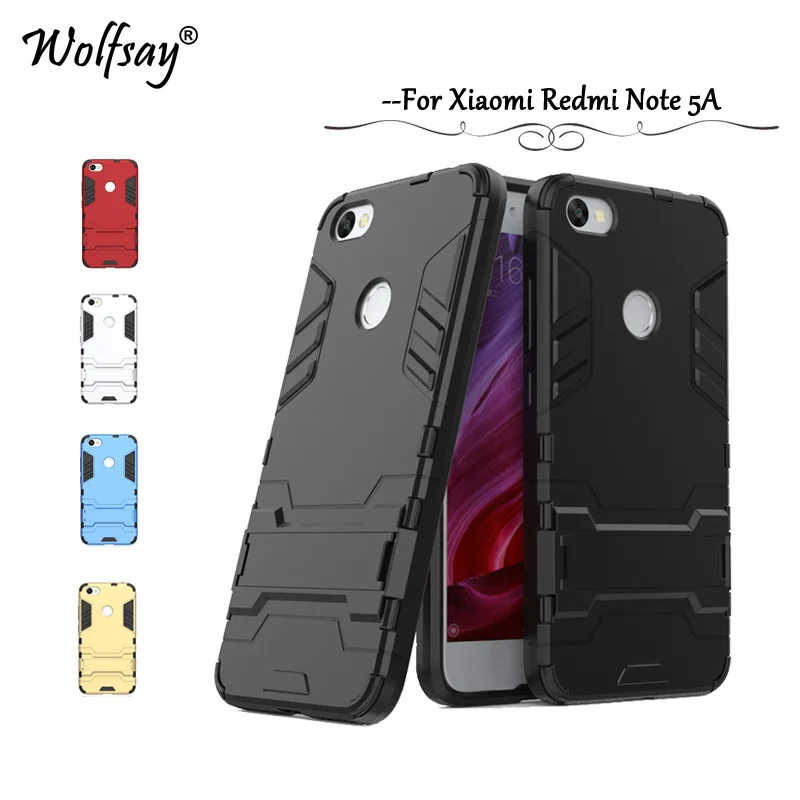 Чехол для телефона Redmi Note 5A противоударный резиновый жесткий из ПК с Xiaomi