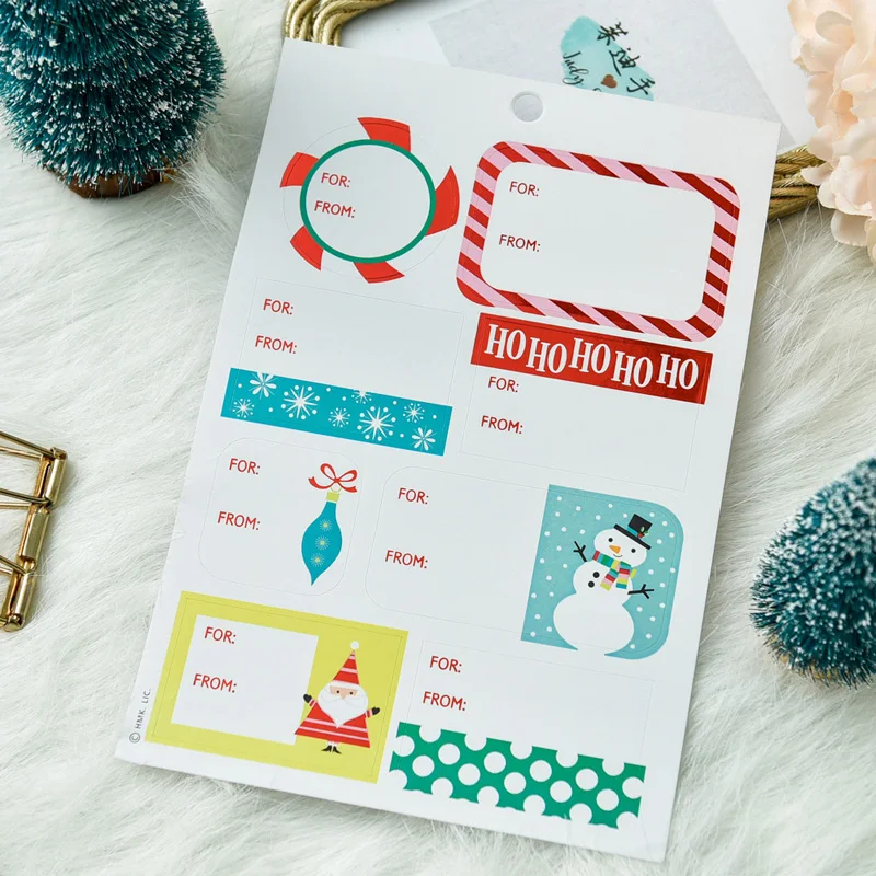 KSCRAFT Merry Christmas Self- adhesive Planner Stickers for Scrapbooking/ DIY Crafts/ Card Making Decoration | Дом и сад