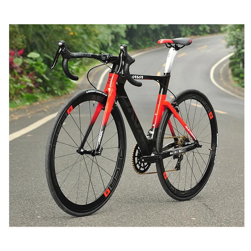 Шоссейный велосипед JAVA Suprema Carbon 700C с 105 5800 переключателем Aero Direct V тормоза