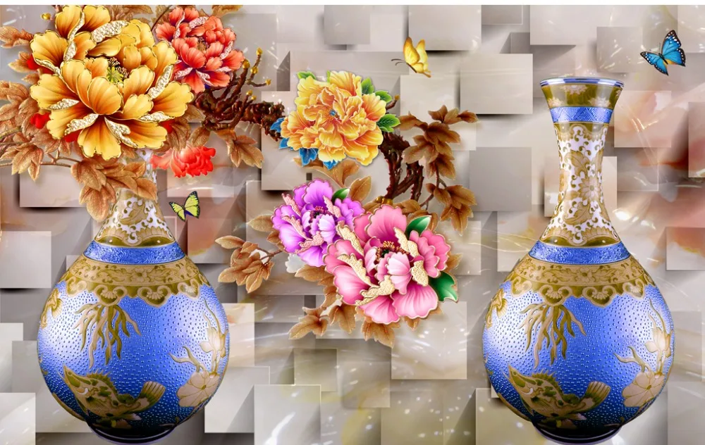 

European style High Quality 3d flower Curtains for living room Curtain window room
