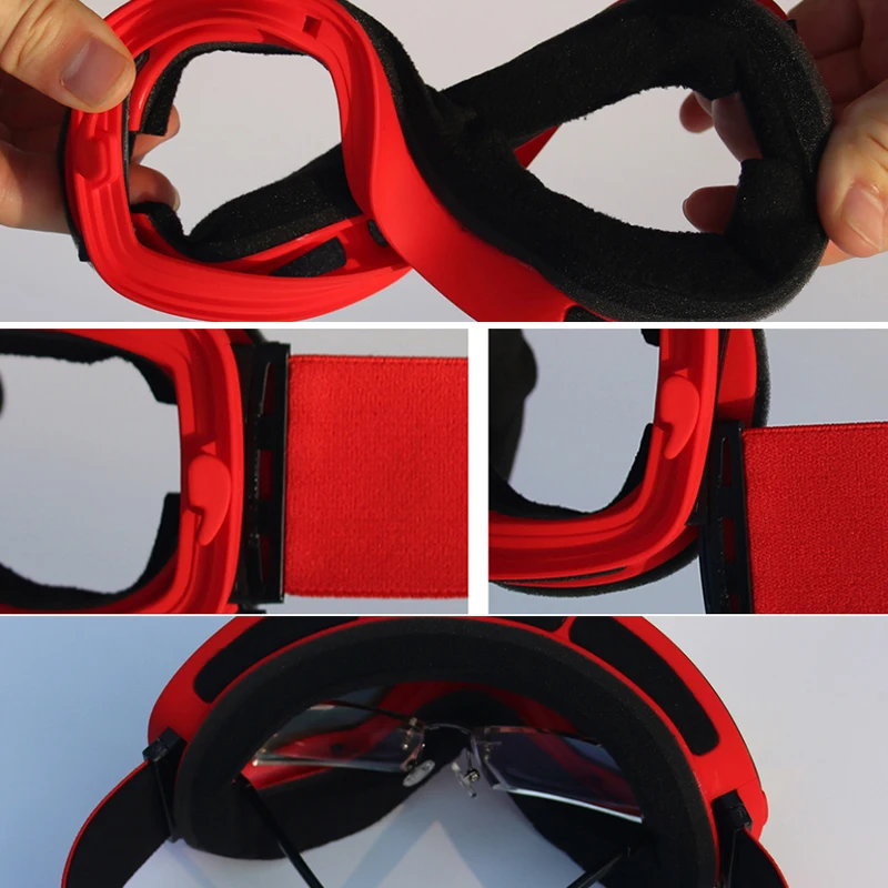 LOCLE лыжные очки UV400 противотуманные лыжные очки двойные линзы снежные Лыжные Сноуборд очки лыжные очки с линзой ночного видения