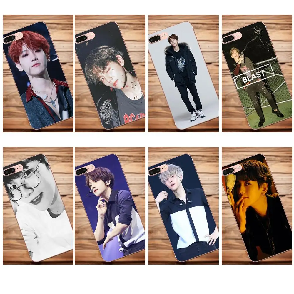 Vvcqod Kpop Exo Baekhyun For Xiaomi Redmi 5 4A 3 3S Pro Mi4 Mi4i Mi5 Mi5S Mi Max Mix 2 Note 4 Plus Soft TPU Fashion Case Cover | Мобильные