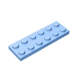 BuildMOC совместимые сборы частицы 3795 2x6 для строительных блоков детали сделай сам