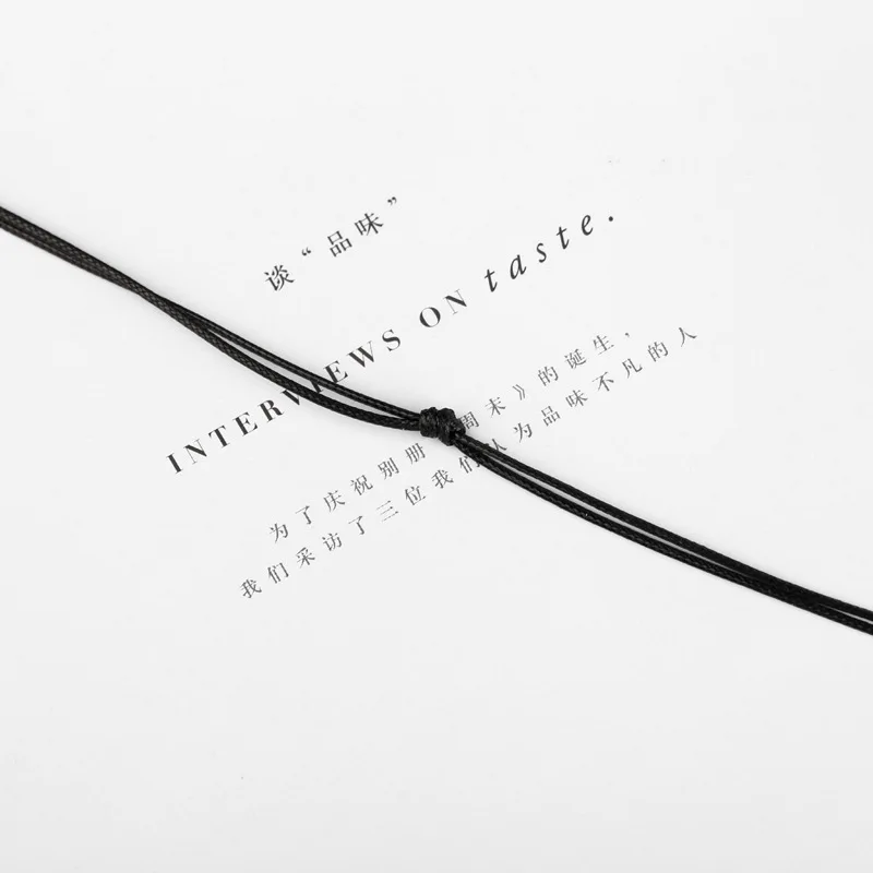 silver necklaces minimalism argent 925 kettingen voor vrouwen collares mujer collier femme pendant necklace leather chain choker | Украшения