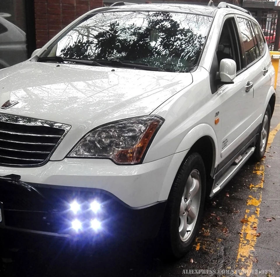 10 шт. Супер Яркость Орлиный Глаз ПРИВЕЛО 23 мм Серебро Оболочки DRL Дневные Ходовые