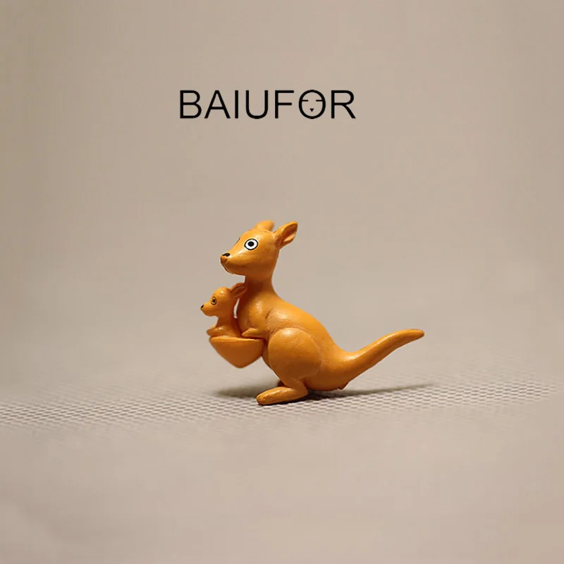 BAIUFOR миниатюры Террариум животные Kawaii модель кенгуру DIY Фея садовый декор суккуленты растение орнамент пластиковые поделки