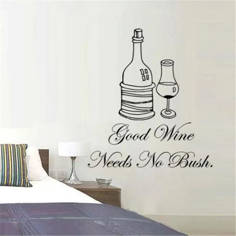IDFIAF креативный настенный стикер для напитков из красного вина бара ресторана