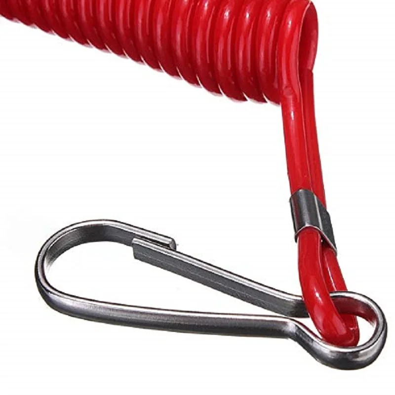 2 шт./лот лодочный мотор Kill Stop Switch &amp Safety Tether Lanyard для Yamaha Tohatsu Запчасти подвесного